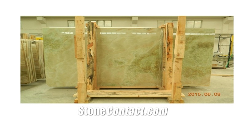 Turkey Green Block Onyx Slabs