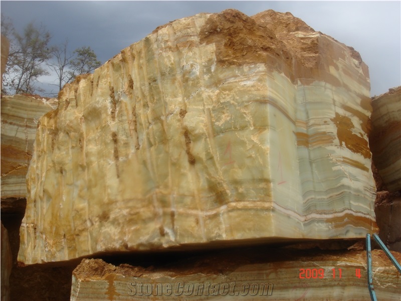 Turkey Green Onyx, Bursa Green Onyx Block