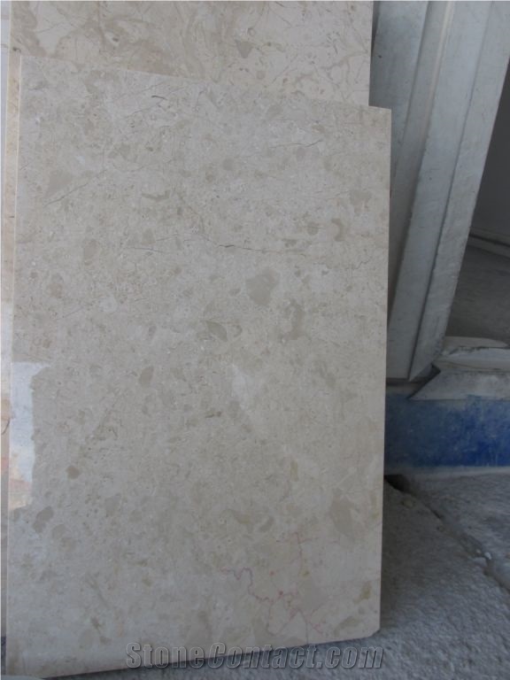 Turkey Kemalpasa Beige Marble Tiles & Slabs, Flooring Tiles Polished