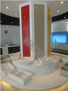 Artificial Stone Solid Surface Non Porous Sheet Artificial Marble Tile & Slab