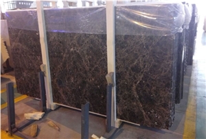 Dark Emperador Marble Polished Slabs, Marron Emperador Marble, Marron Imperial Marble
