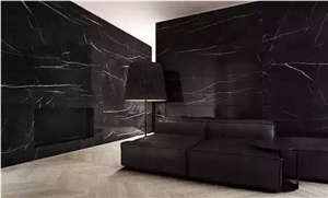 Nero Marquina Marble Blocks, Spain Black Marble, China Marquina Black Marble Block