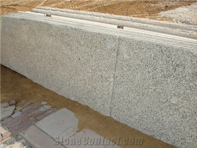 P. White Granite, Platinum White Granite Tiles & Slabs, Polished Floor Tiles, Wall Tiles