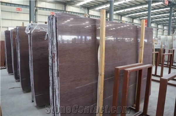 Purple Wood Grain Slabs & Tiles, Turkey Lilac Marble