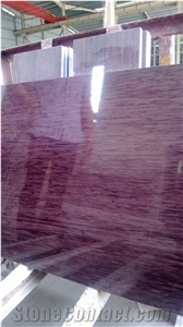 Purple Wood Grain Slabs & Tiles, Turkey Lilac Marble