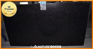 Black Galaxy Granite Tiles & Slabs, Black Polished Granite Floor Tiles, Wall Tlies