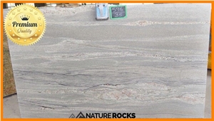Ice White Granite Tiles & Slabs, White Polished Granite Floor Covering Tiles, Wall Tiles India