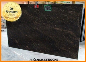 Indian Dakota Granite, Brown Polished Granite Tiles & Slabs, Floor Covering Tiles India