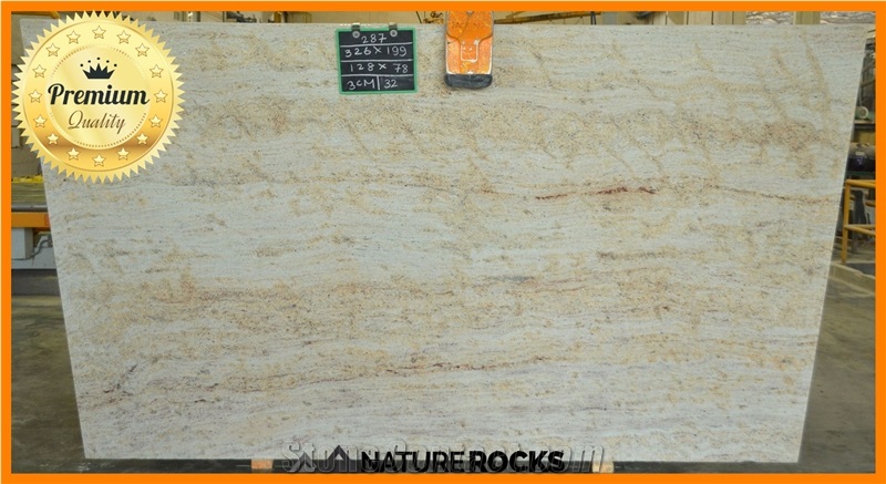 Ivory Cream Granite Tiles & Slabs, Yellow Polished Granite Floor Tiles, Wall Tiles