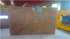 Juparana Colombo Gold Granite Tiles & Slabs, Yellow Polished Granite Floor Tiles, Wall Tiles