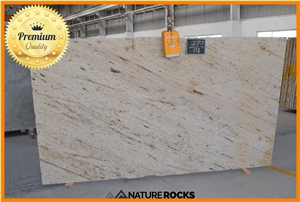 Millennium Granite Tiles & Slabs, Beige Polished Floor Tiles, Floor Covering Tiles