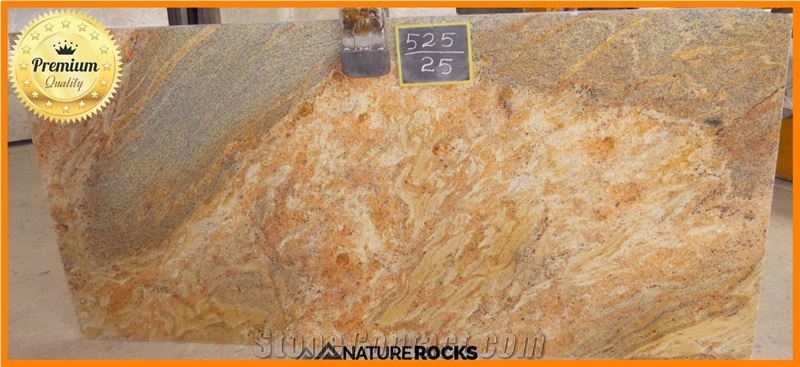 Vyara Gold Granite, Yellow Polished Granite Tiles & Slabs, Floor Tiles, Wall Tiles India
