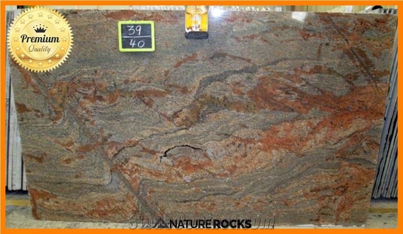 Vyara Juparana Granite Tiles & Slabs, Multicolor Polished Granite Floor Tiles, Wall Tiles