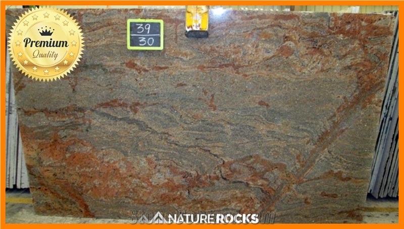 Vyara Juparana Granite Tiles & Slabs, Multicolor Polished Granite Floor Tiles, Wall Tiles