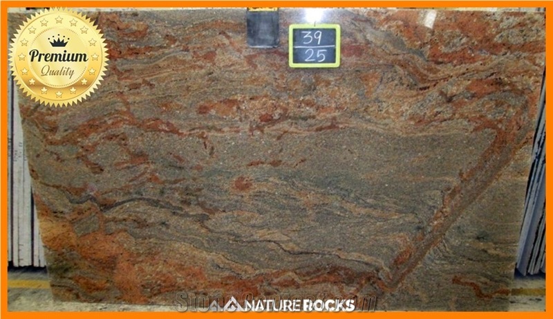 Vyara Juparana Granite Tiles & Slabs, Multicolor Polished Granite Floor Tiles, Wall Tiles