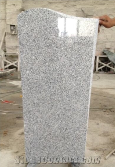 Obelisk Figured Wave G603 Granite Upright Tombstone