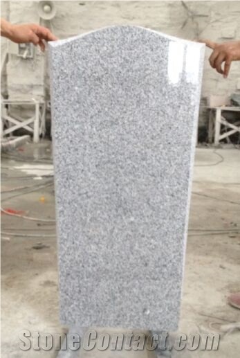 Obelisk Figured Wave G603 Granite Upright Tombstone