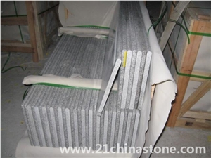 Block Stocks-G603 Granite Stair /Staircase,Bianco Crystle Grey Granite Steps