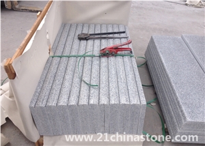 Block Stocks-G603 Granite Stair /Staircase,Bianco Crystle Grey Granite Steps