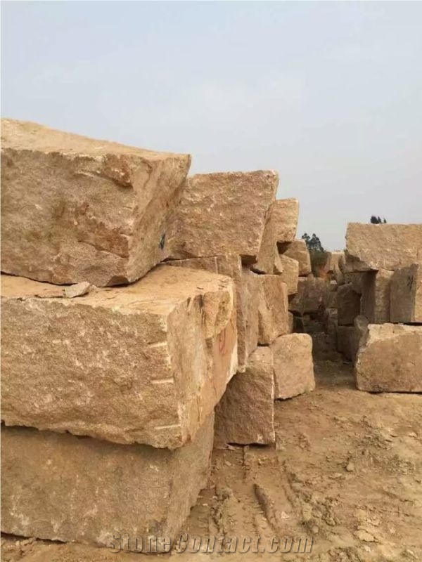 Block Stocks-G682 Granite Blocks/ China Sunset Rust Granite Blocks