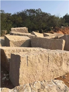 Block Stocks-G682 Granite Blocks/ China Sunset Rust Granite Blocks