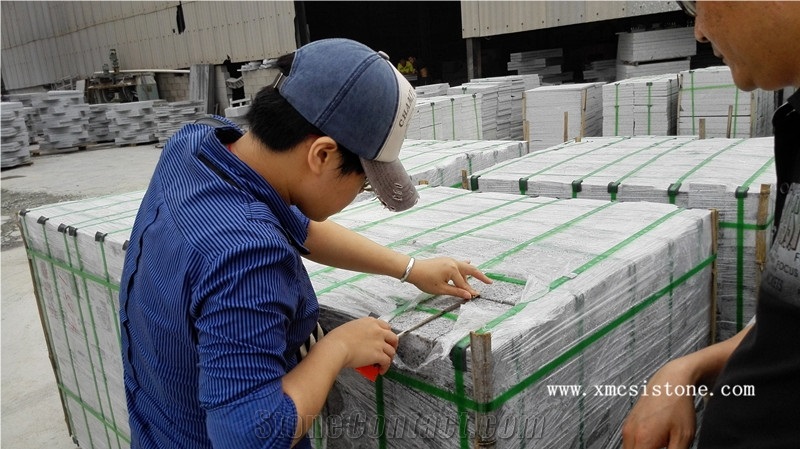 G601 New Bianco Sardo Grey Granite Cube Stone Paverments/Cobble Stone for Pavers,Landscaping Stone/ Exterior Stone