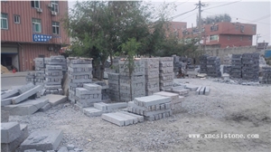 G602 Granite Sardinia Grey Granite Japanese Style Pillars/ Garden Palisade,Exterior Stone/ Landscaping Stone
