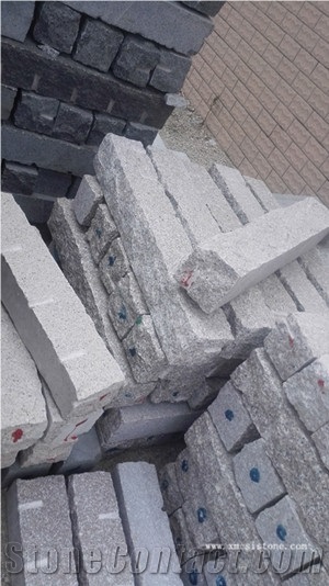G602 Granite Sardinia Grey Granite Japanese Style Pillars/ Garden Palisade,Exterior Stone/ Landscaping Stone