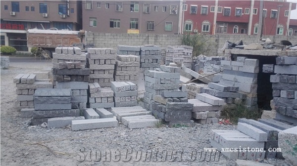 G602 Granite Sardinia Grey Granite Japanese Style Pillars/ Garden Palisade,Exterior Stone/ Landscaping Stone