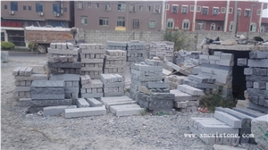 G602 Granite Sardinia Grey Granite Japanese Style Pillars/ Garden Palisade,Exterior Stone/ Landscaping Stone