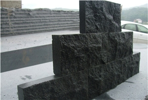 G654 Granite Mushroom Stone/ China Impala Black Sesame Grey Granite Mushroom Stone for Wall Cladding