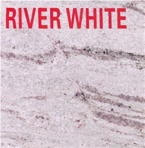 River White Granite Slabs, India White Granite