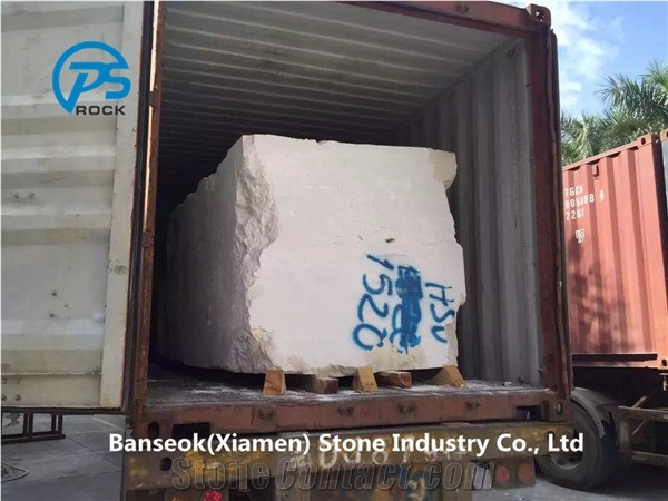 Aristone Marble Blocks, White Marble Block