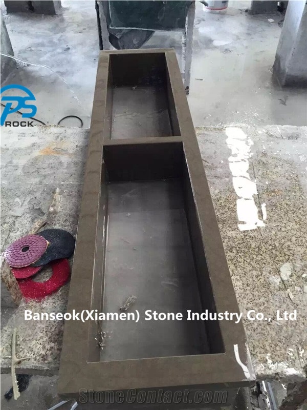 Brown Quartz Stone Sinks
