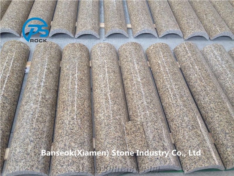 China Brown Granite Column, China Roman Columns