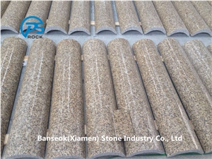 China Brown Granite Column, China Roman Columns