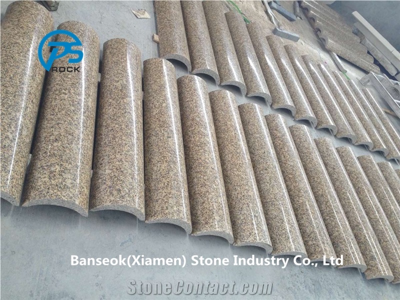 China Brown Granite Column, China Roman Columns