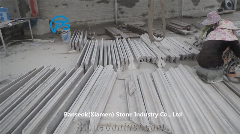 China Grey Granite Moulding & Border Line, Grey Granite Border