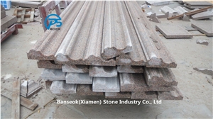 China Red Granite Moulding, Red Granite Border Line