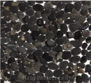Artifical Black Onyx Pebble Stone, Engineered Stone Pebble