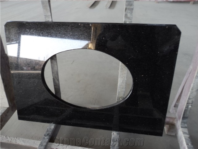 Black Galaxy Granite Countertops/Vanity Tops/Work Tops/Bar Tops