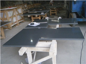 Black Quartz Solid Surface Kitchen Countertops/Bar Top/Worktop/Vanity Top,