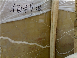 Burley Yellow Marble Slabs & Tiles, China Yellow Marble