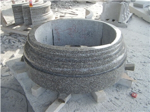 China G664 Granite Columns, China Brown Granite Columns, High Quality Granite Columns