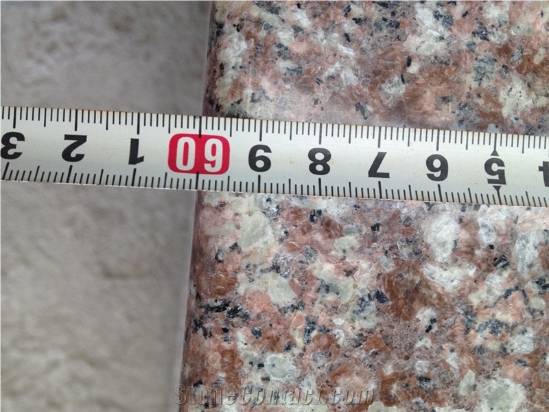 G687 Granite Stairs & Steps, China Red Granite Polished Stairs