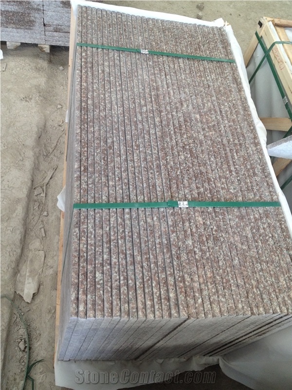 G687 Granite Stairs & Steps, China Red Granite Polished Stairs