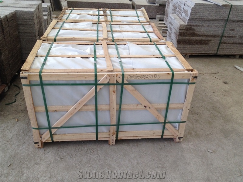 G687 Granite Stairs & Steps, China Red Granite Polished Stairs