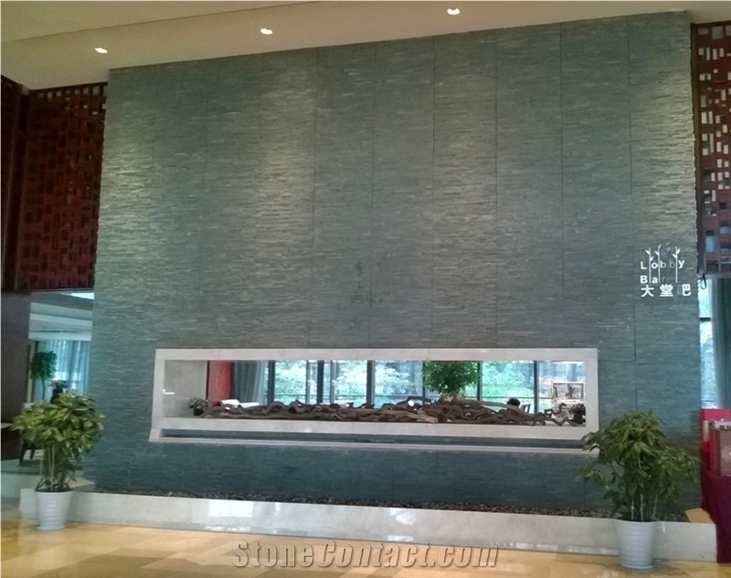 Green Slate Culture Stone Walling