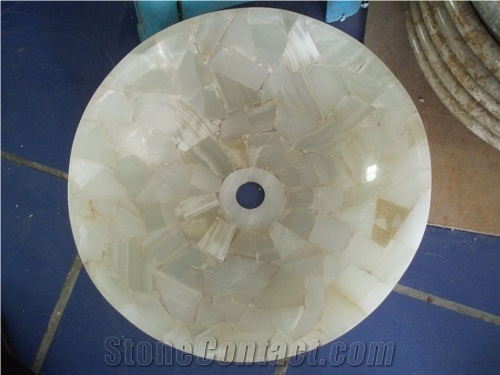 Mosaic Sinks, White Color Sinks