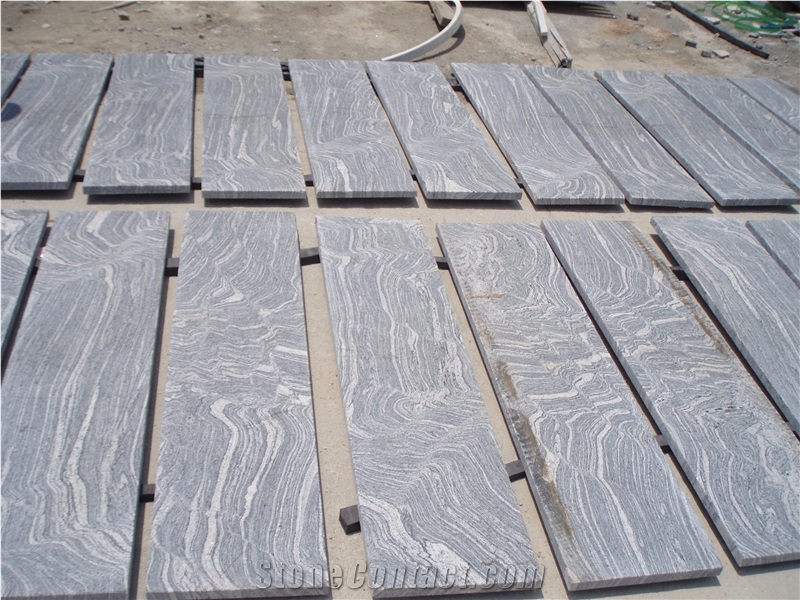 Xiamen China Chinese Juaparana Granite Slabs & Tiles Paver Cover Flooring Honed Vein and Cross Cut Different Patterns